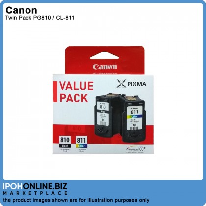 Canon PG810+CL-811 Value Twin Pack Original Ink Cartridge Canon PG810+CL-811 Value Twin Pack Original Ink Cartridge